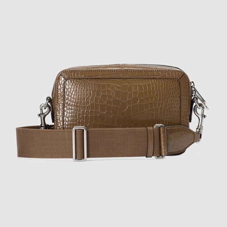 710861.EAAIM.2351.009.056.0000.Light Crocodile shoulder bag with Double G